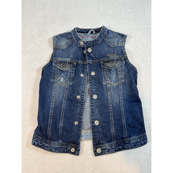 Pepe Jeans London Other - Pepe John Girls Size 12 Denim Blue Vest Streetwear